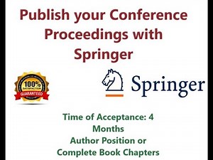 Publish your Conference Proceedings with Springer
