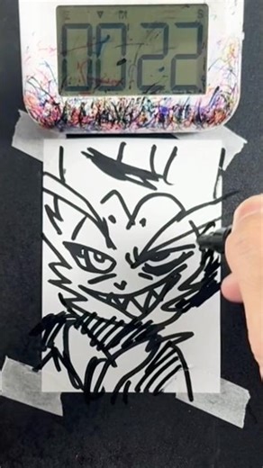 This is Husk drawn in 1 min. #hazbinhotel