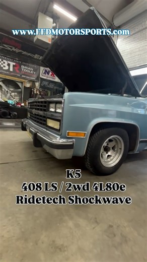 K5 Blazer , 408 LS Swap , 4L80e 2wd conversion, C Notch frame, Ridetech Air Ride, Digital Dash n’mor