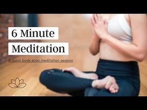 6 Min seated body scan meditation - Mindful practices