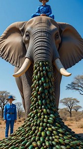 Millions of maggots burst from the mouth of rescued elephant | OkEh KeyOw