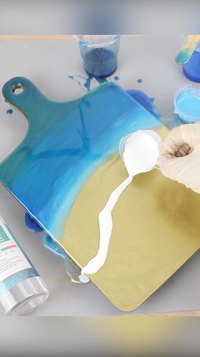 Ocean Wave Resin Art Tutorial