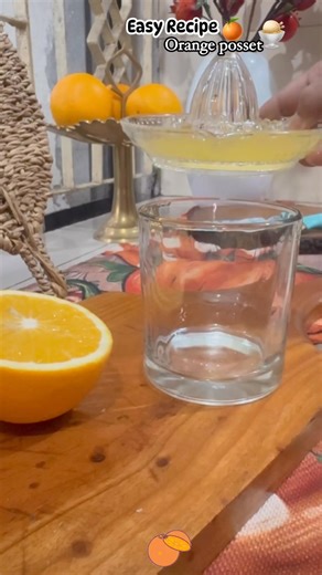 Orange posset 🍊🍋 #recipe | LEBE - Live Ethnic Be Ethnic