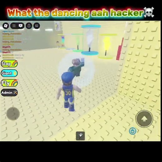 What the dancing aah hacker☠️ #roblox
