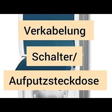 Connect Busch Jaeger 2601/6/20, Busch Jäger surface-mounted switch and socket combination, instal...