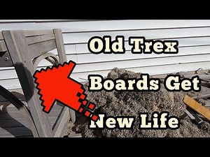 Build an Outdoor End Table from Garbage Trex Wood