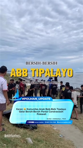 Info Update Polewali Mandar on Instagram: "Keren 😍🫡👏🏻👏🏻👏🏻 Komunitas ABB ( Anak Baik- Baik ) Tipalayo melaksanakan aksi bersih-bersih Pantai Cendrawasih Polewali Minggu (08/02/16) sore. Puluhan pemuda bergerak cepat melakukan pembersihan area pantai yang dipenuhi berbagai jenis sampah. Komunitas ABB Tipalayo sejak 2015 secara konsisten melakukan kegiatan-kegiatan positif seperti melakukan bakti sosial dan gerakan bersih-bersih. Ini baru namanya Pemuda Polman 👏🏻👏🏻👏🏻👏🏻👏🏻 @abbtipal