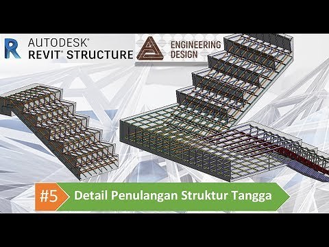 Revit Structure Indonesia #5 Detail Penulangan Tangga