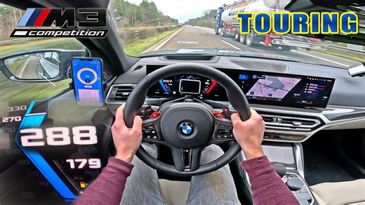 BMW M3 Touring G81 Autobahn Top Speed