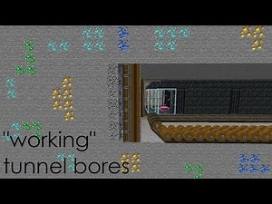 i made "working" tunnel bores in minecraft (with create)