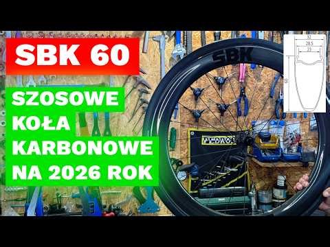 SBK 60 – CARBON ROAD WHEELS WITH TORAY T1000 AND T800 FIBERS – MODEL FOR THE 2026 SEASON