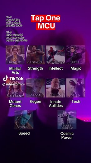 Building the Strongest MCU Character: A Filter Game