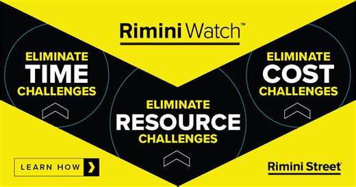 Rimini Watch™ is the real-world version of a Magic 8 Ball for IT systems, identifying potential issues BEFORE they occur, preventing and minimizing system downtime and impacts. Eliminate challenges and increase the value of your ERP investments. Watch and see what Watch can do for you. ⏱ #RiminiStreet #RiminiWatch | Rimini Street