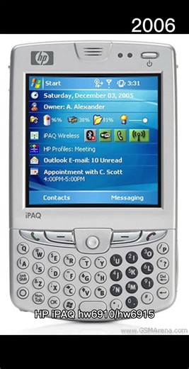 HP iPAQ (communicators) series 2004-2008