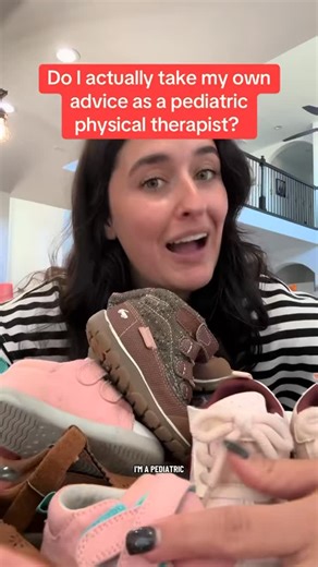 Ashley | Peds PT on Instagram: "I get asked all the time if I actually follow my own advice as a pediatric PT when it comes to my kids’ shoes… so here’s what’s currently in my daughter’s closet for fall + winter 👟 I start every shoe choice with these key features: ✅ Wide toe box ✅ Semi-flexible sole ✅ Supportive heel cup ✅ Adjustable ankle strap ✅ Good tread ✅ Breathable material The brands we’re loving right now: Stride Rite, See Kai Run, Ten Little, Balabala Kids, and Centipede Demon. Every o