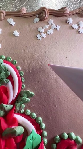 Simple Christmas Cake Writing Ideas