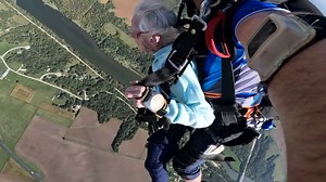 WATCH: 104-year-old Chicago woman sets world record for oldest tandem skydive