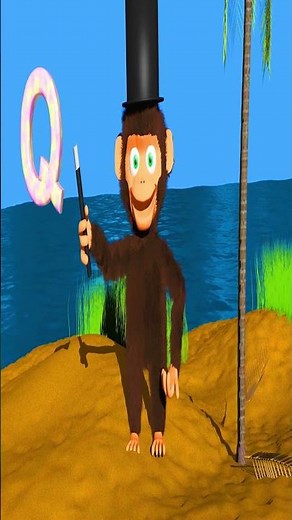 La chanson de l'alphabet avec un singe - Apprendre l'ABC pour les enfants | tinyschool