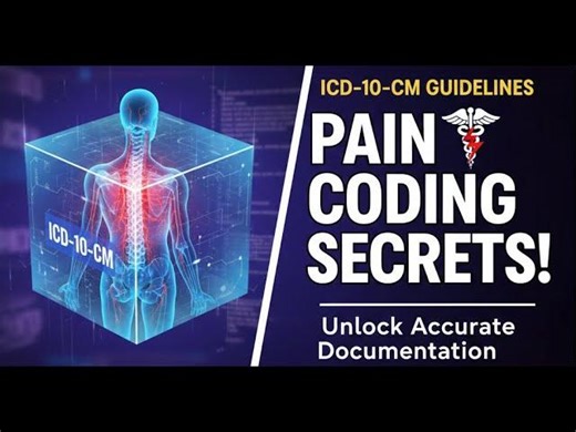 Dominant Pain Management - ICD-10-CM Coding Guidelines || IPDRG-Day 25 || Telugu Version | Saikiran Bandla
