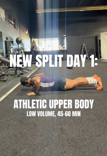 4-Day Strength and Athletic Split: Day 1 Workout