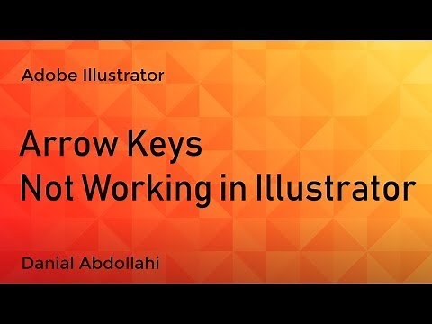 Adobe Illustrator - arrow key not working in illustrator