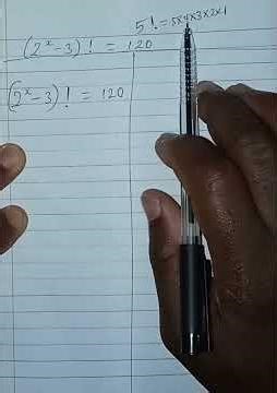 FACTORIAL EQUATION