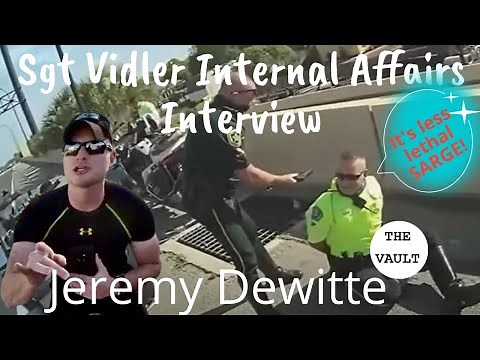 Jeeremy Dewitte Keith Vidler Internal Affairs Interview Full
