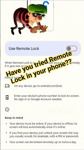 How 'Remote Lock' works in Android