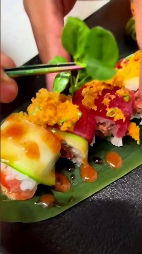 Homemade Tuna Sushi Roll 🍣 🍣 #sushi #sushilovers #viral