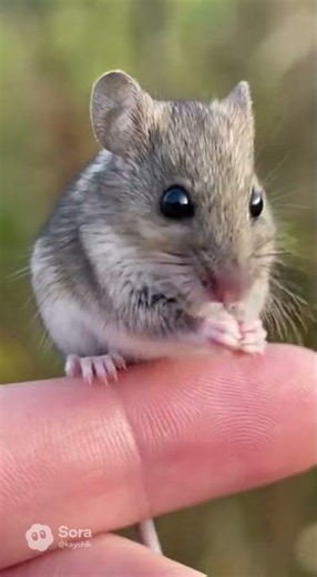 Mouse Cleaning Its Paws 🐭❄️ | FUNIMAL