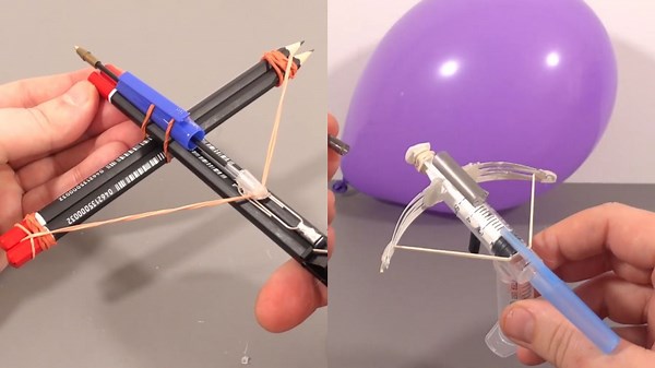 DIY Mini Crossbow and Bow Creations
