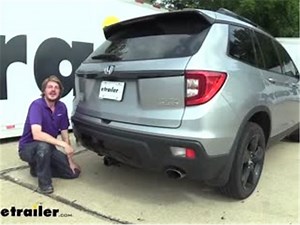 Set up: Draw-Tite Max-Frame Trailer Hitch Receiver on a 2019 Honda Passport