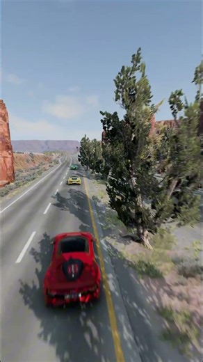 Epic BeamNG Drive Intersection Crash | 2 Race Cars Collide at Full Speed