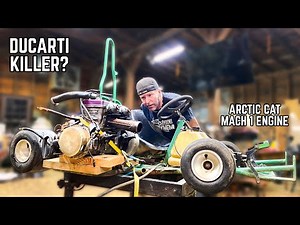 125 HP "Monster Killer" Go Kart Build! | 670cc 2 Stroke Snowmobile Engine on a Race Kart