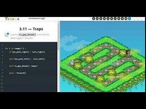 Stumped on 3.11 Traps (Tynker Python 101)