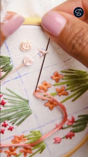 Tiny Hand Embroidery Flowers | Easy Mini Flower Tutorial | Beginner Embroidery Idea