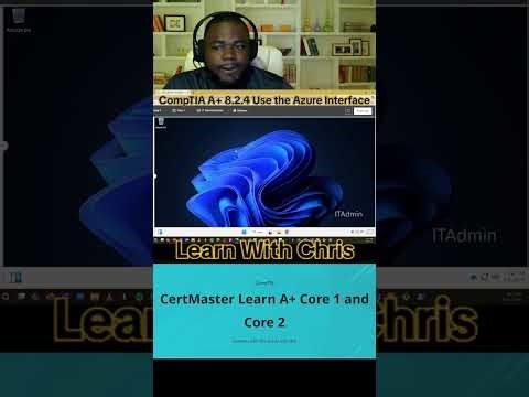 🖥️ CompTIA A+ Lab 8.2.4 — Use the Azure Interface