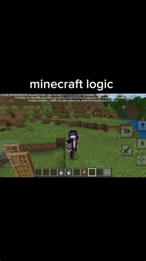 minecraft logic #truedialogue #minecraft #minecraftshorts #shorts