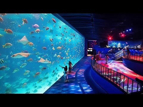Singapore Oceanarium, New Aquarium at Resorts World Sentosa | 4K Walking Tour