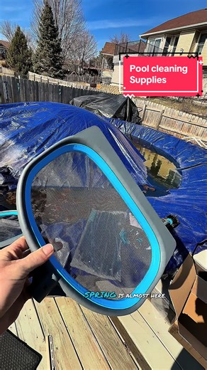 UIRWAY Deluxe Swimming Pool Cleaning Kit, Deep Leaf Skimmer Net & Flat Fine Mesh Net for Inground & Above Ground Pools Cleaning @UIRWAY #Pool #Cleaning #Summertime #Maintenance #tiktokshopcreatorpick