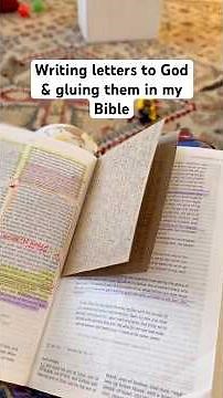 Writing Letters to God & Gluing Them in my Bible | Day 16-17 of reading the entire Bible