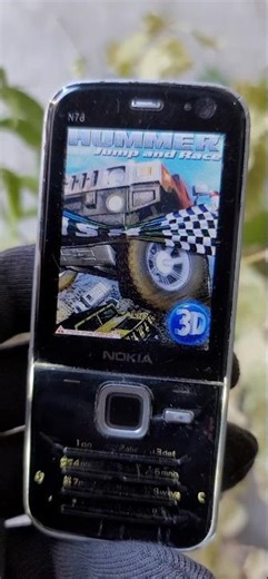 Nokia N78 Playing hummer jumping java Game old memories 💫