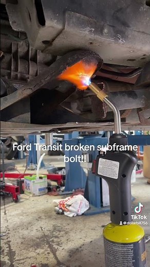 Broken subframe bolt ford transit