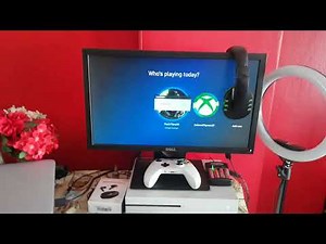 How to connect a xbox one s to a dell monitor (works no cap)