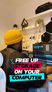Do this to free up space on your computer. #pc #pctips #pctipsandtricks | Emdottech EmTech
