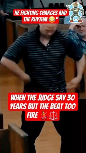 Dude in Las Vegas pop locking in court #shorts