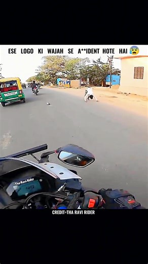 ESE LOGO KI WAJAH SE A**IDENT HOTE HAI 😰 #shorts #motovlog #rider