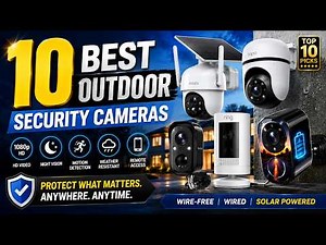 10 Best Outdoor Security Cameras with Night Vision & Smart Alerts #securitycamera #bestcctvcamera