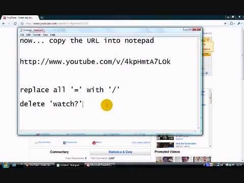 How to put a youtube video into a powerpoint (better)