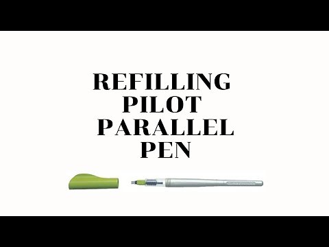 How to Refill Pilot Parallel Pen? Step by Step Process Video